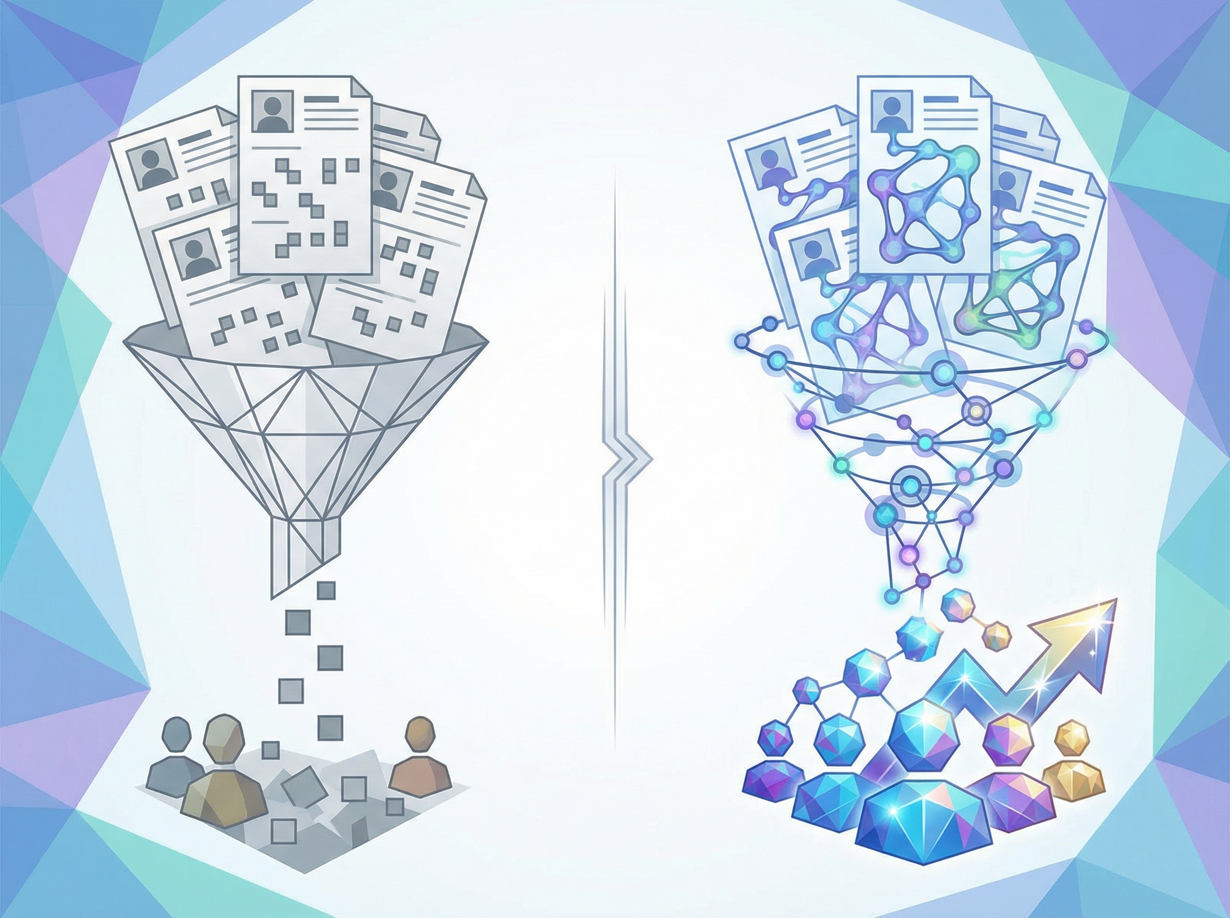 Why Semantic Matching Beats Keywords. Compare keyword matching vs semantic matching resumes. Learn h...