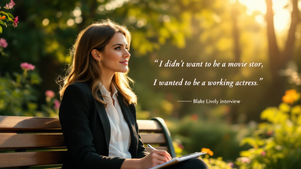 Why the Blake Lively Interview Made Me Rethink My Career