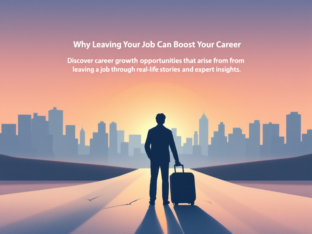 Why Leaving Your Job Can Boost Your Career. Discover career growth opportunities that arise from lea...